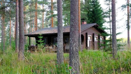 Cozy Cottage with Boat, Steps from Lake in Kerimaa