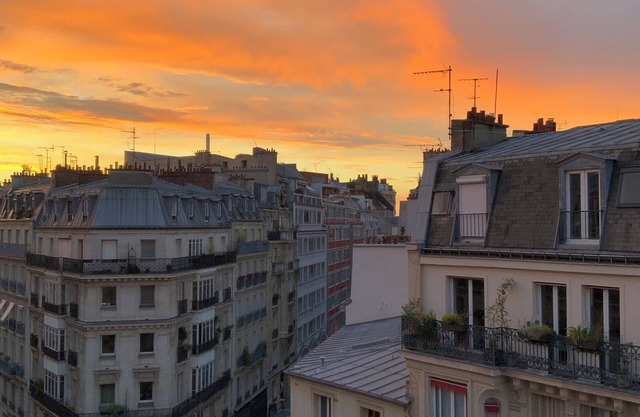 Cozy Studio for 2 With Rooftop Views in Central Paris