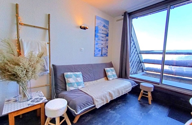 Cozy studio for 4 in Piau-Engaly, balcony, slopes view