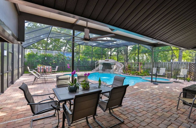 Cypress Lake Home - Family Pool Oasis with Slide!