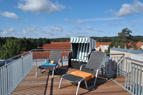 DünenResort in Binz, strandnahe und moderne FeWos mit Balkon, teilweise mit Meerblick,