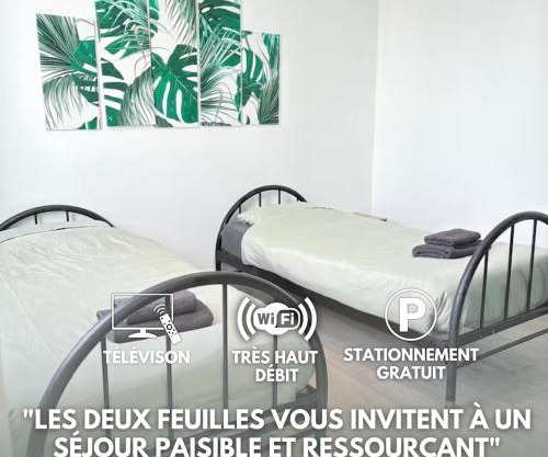 Dalikyda - Le 2 Feuilles - 2 Lits - wifi - cuisine