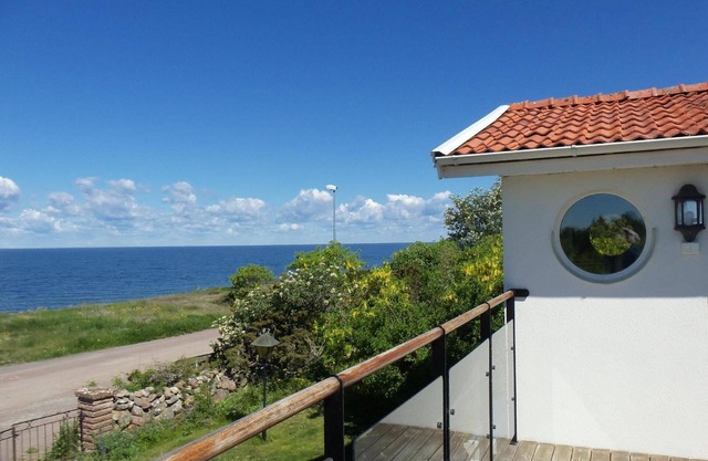 Detached beach villa with a big balcony