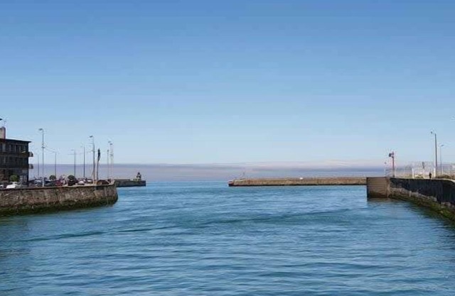 DG 09 - Dieppe pied plage, VUE MER .