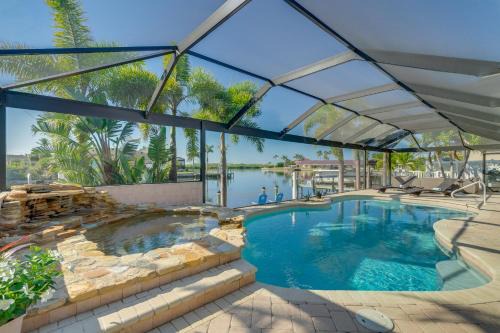 Dock and Pool Canal-Front Cape Coral Oasis!