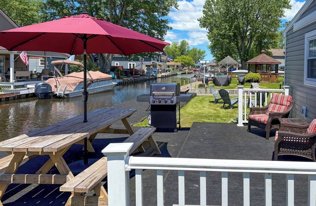 Dock, Deck & Fire Pit! Chautauqua Lake Retreat