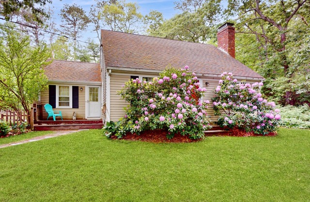 Dog-friendly home with firepit, deck & washer/dryer - walk to Sandy Neck Beach