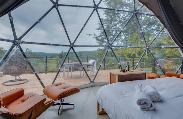 Dome at Bel Air - Ideal for a couple - Private Jacuzzi & sauna - Bbq