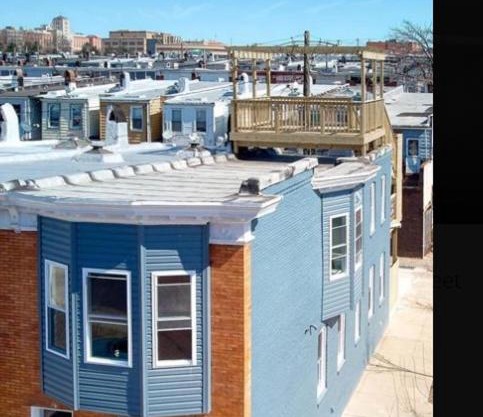 Downtown upper canton 3 bdrm 3 bath home with rooftop and parking pad
