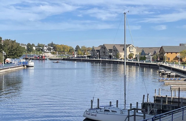 Downtown waterfront condo. Full hook-up boat slip! Close to beach! Private deck!