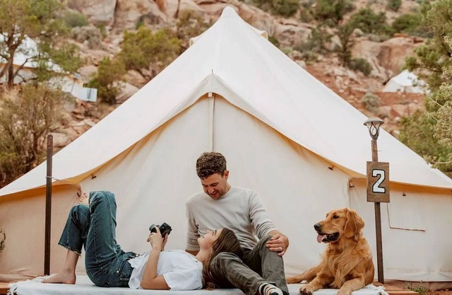 Dry Tent Near Zion National Park - Double Queen Bed