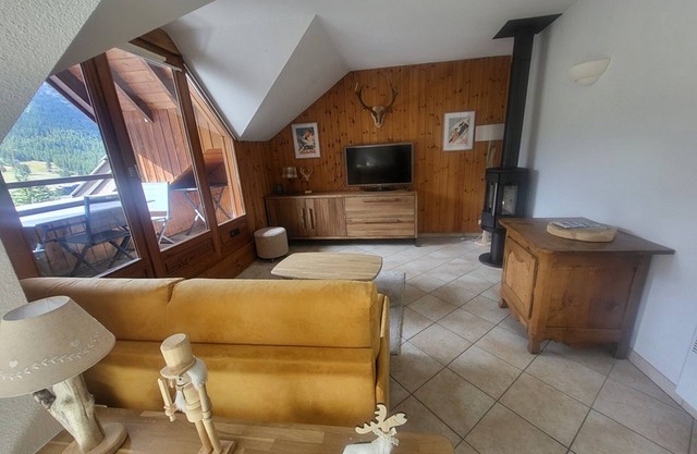 Duplex 3 Rooms, 6 Guests, Garage, Near Slopes & Shops, South Balcony