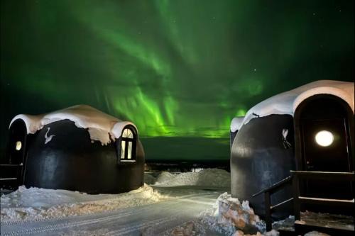 EcoDomes con vistas a Denali Talkeetna, Alaska, Estados Unidos