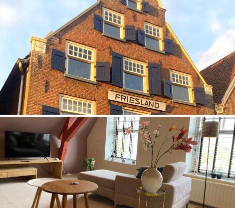 Elegant appartement in Pakhuis Friesland centrum