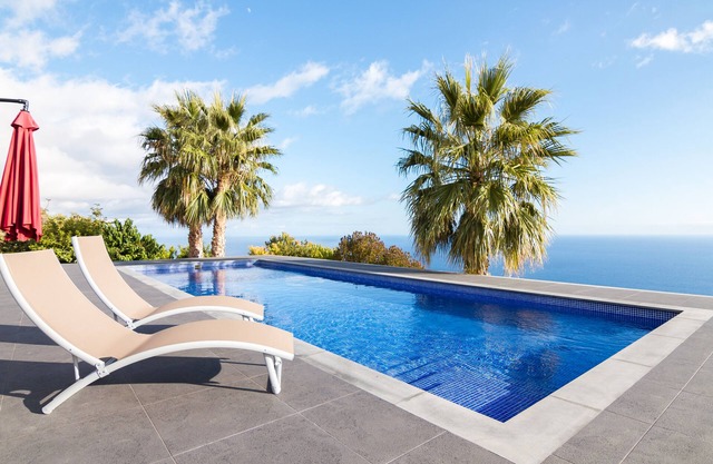 Endless Blue House view of the ocean with a huge pool