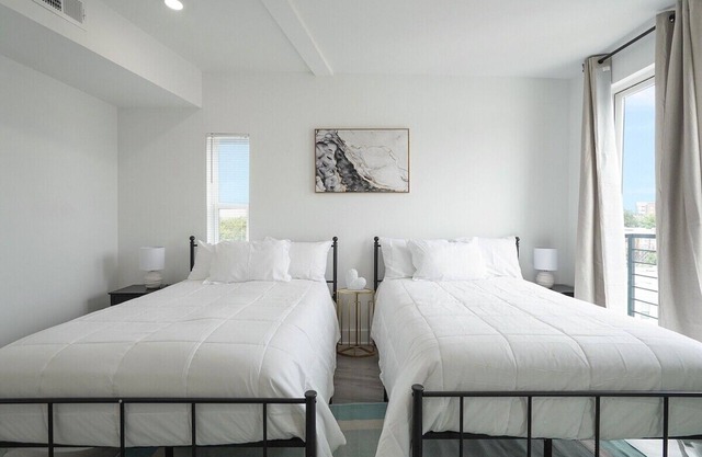 Enjoy City Skyline Views from private RoofDeck!