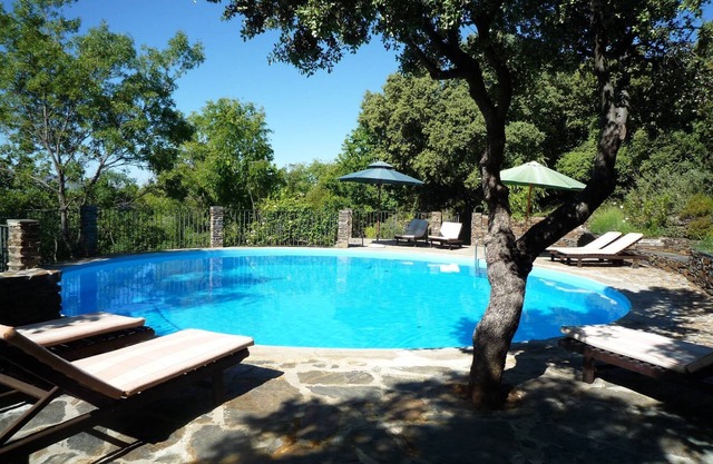 Enjoy nature while staying in a small complex with common pool