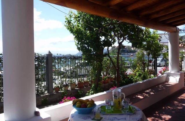 Eolian room in a seafront building Lipari