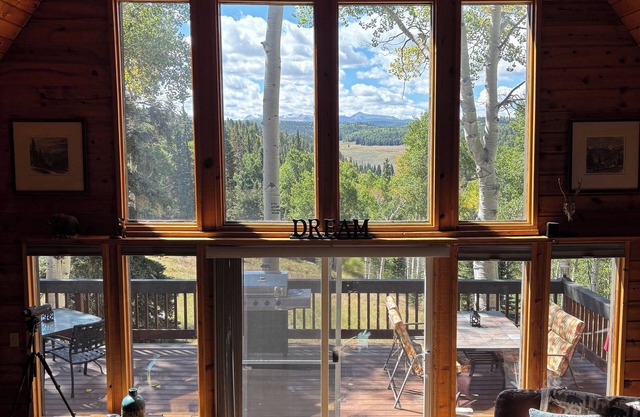 Escape to the heart of the Colorado mountains at this peaceful cabin retreat.