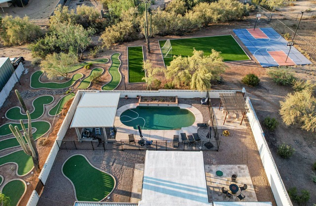 Experience Endless Fun - Pool, 9 Hole Mini Golf, Basketball Court and More!