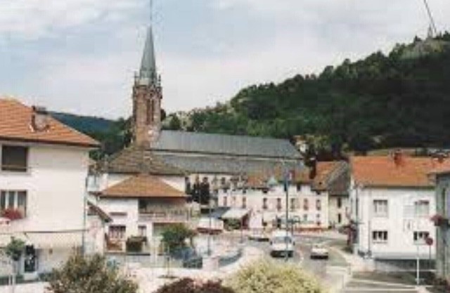 Facing the Vosges mountains