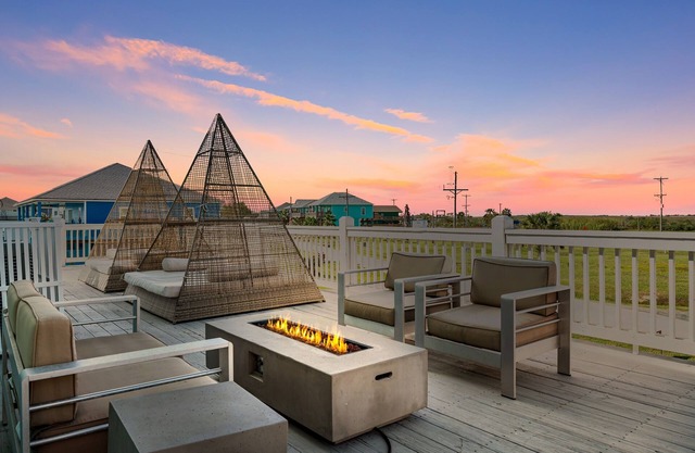 Family Beach Fun | Cabanas, Games & Fire Pit