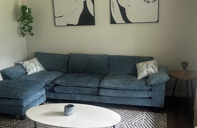 Family Home with plenty of parking and long stay friendly. Fenced in Yard.