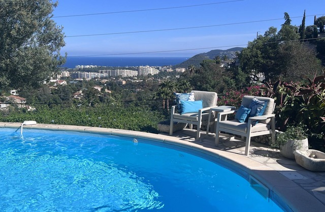 Fantastic villa in the bay of Cannes, 5 minutes from the beach