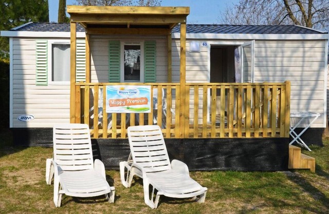 Ferienanlage Manacore Mobilehome Happy Premium With Seaview Hillside für 7 Personen