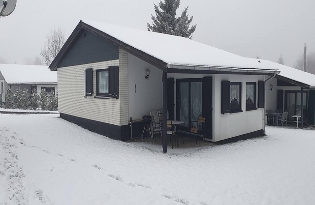 Ferienhaus mit Terrasse im Skigebiet