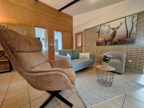 Ferienhaus "WaldLust" - Waldrandlage - Haustierfreundlich