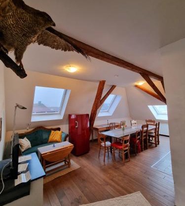 Ferienwohnung über den Dächern im alten Pastorat