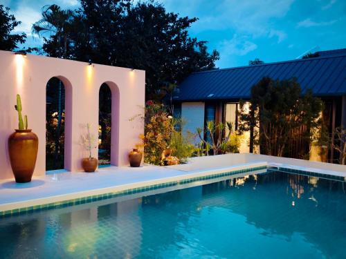 Fieldlight & Pool Villa private pool云上稻影
