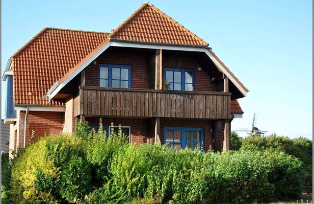 First floor apartment with terrace 150 meters from the Baltic Sea