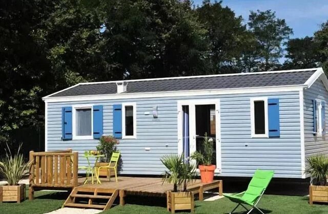 Flower Camping Beauchêne * - Mobile home Standard 32 m2/3 bedrooms - terrace 6 to 8 people - 6 pers. included in the tariff