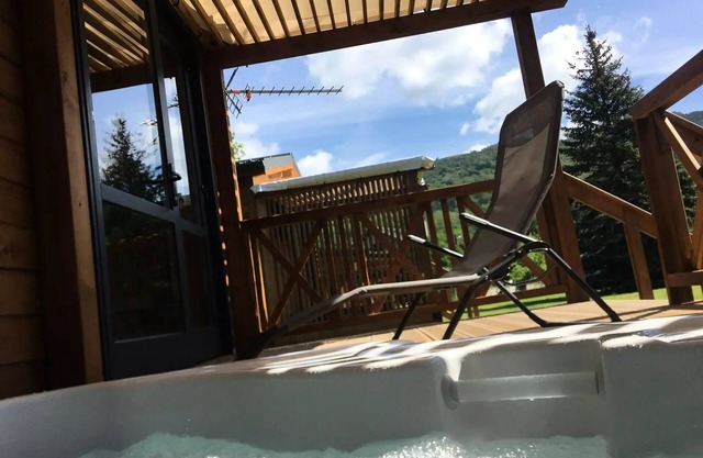 Flower Camping Les Bouleaux * - Comfort Spa Chalet 24m² (1 bedroom) 3 people