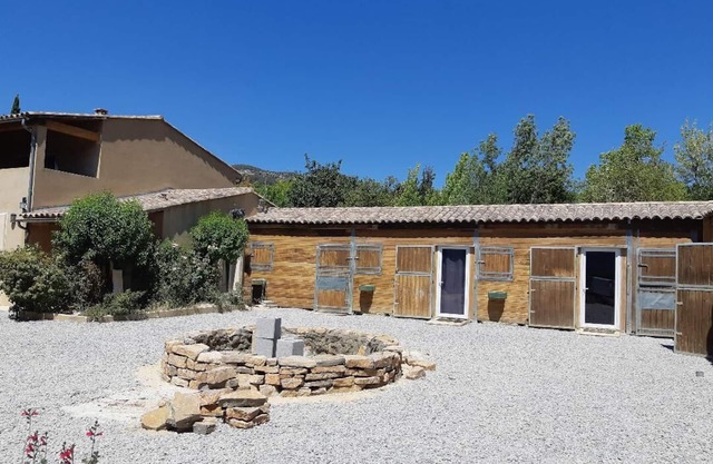 Former stables converted into 29M2 studios with terrace, shared garden, .