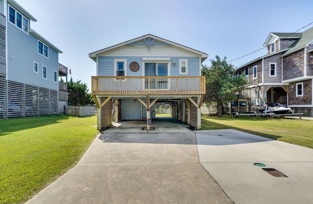 Frisco Coastal Paradise w/Boat Dock & Water Views