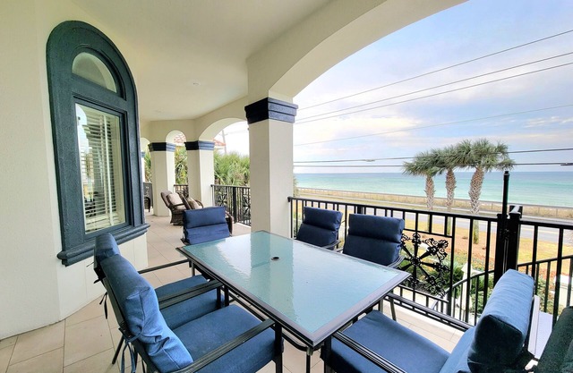 Front Row Beach House 6BR/5.5 bath private pool and private beach access.
