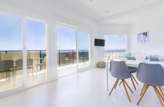 Frontal beach view apartment with spacious balcony