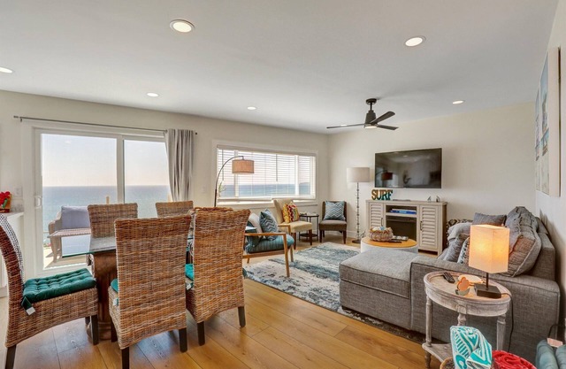 Full Ocean and Sunset Views. Relax to the sound and smell of the sea.