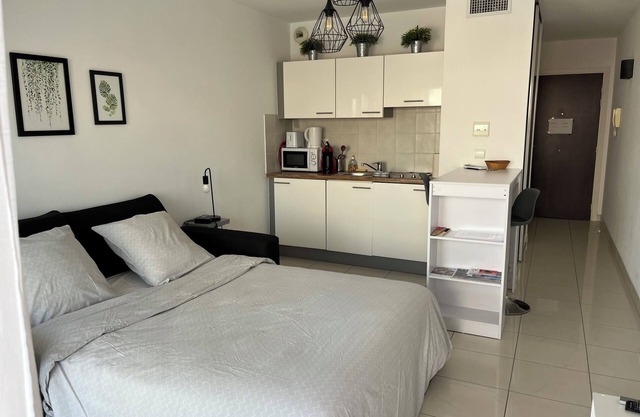Fully equipped studio in the center of Cannes with swimming pool, large terrace and air conditioning