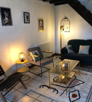 Gîte à la ferme chaleureux avec cheminée