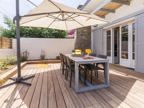 Gîte cosy bord de mer avec spa à 5 min de la plage et commerces, 2 terrasses, idéal famille et bébé - FR-1-306-1192