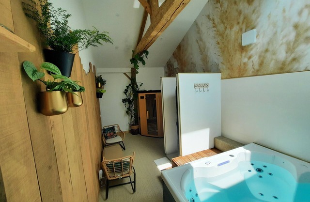 Gîte Grange le Kulmino spa Sauna Privatif Intérieur