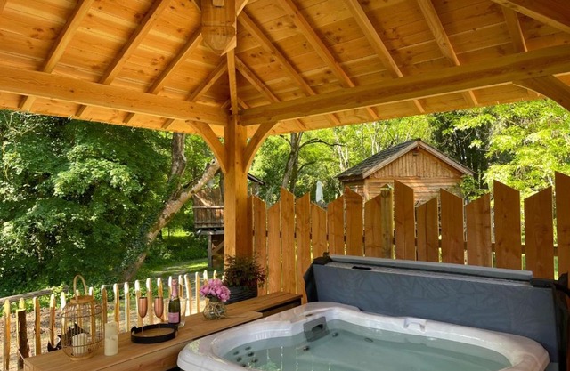 Gîte romantique avec jacuzzi privatif