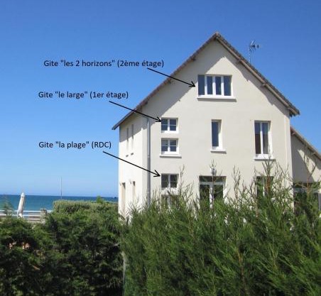 Gîtes en Normandie en FRONT DE MER à Asnelles , 3km d'Arromanches, 10km de Bayeux