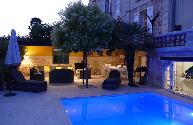Garden apartment with private pool