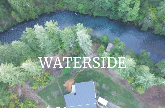 Gated luxury home along the White Salmon River