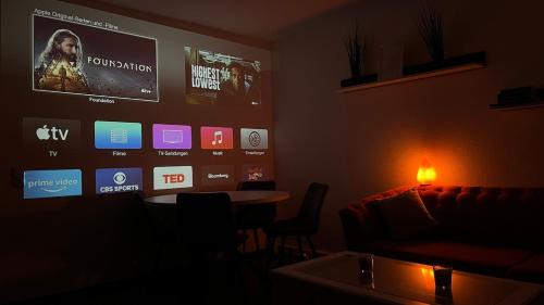 Gemütliche Wohnung, Heimkino, Couch & Küche